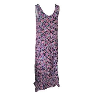 Vintage 90’s petite Blair floral sleeveless maxi dress size large